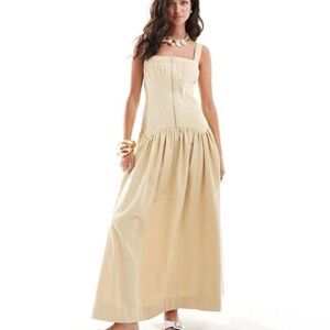 ASOS Cream Maxi Dress